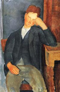 Amedeo Modigliani The Young Apprentice oil painting picture
